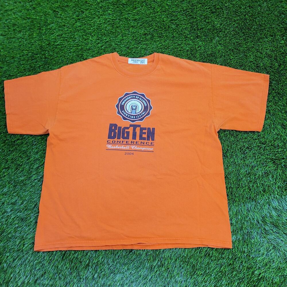 Vintage 2004 University-of illinois Shirt XL 24x28 Big-Ten
